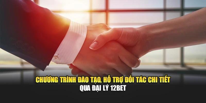 Chương trình đào tạo, hỗ trợ đối tác chi tiết qua đại lý 12BET