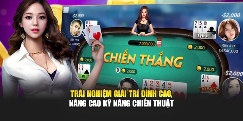 Trải nghiệm giải trí đỉnh cao, nâng cao kỹ năng chiến thuật
